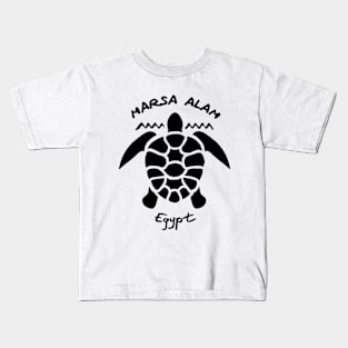 Marsa Alam Egypt - Swimming with Sea Turtles Kids T-Shirt